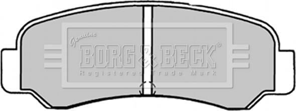 Borg & Beck BBP1231 - Jarrupala, levyjarru inparts.fi