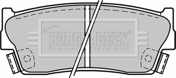 Borg & Beck BBP1228 - Jarrupala, levyjarru inparts.fi