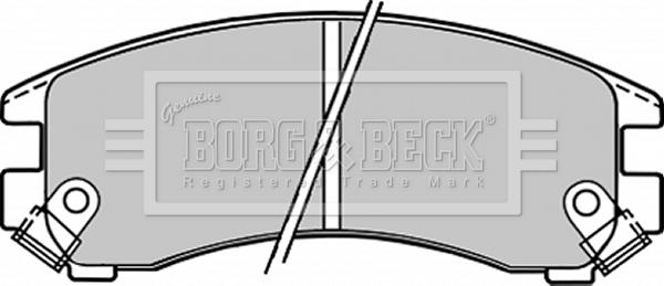 Borg & Beck BBP1223 - Jarrupala, levyjarru inparts.fi