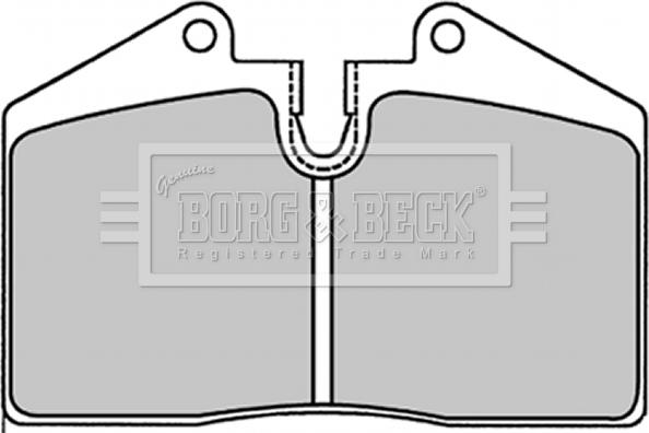 Borg & Beck BBP1227 - Jarrupala, levyjarru inparts.fi