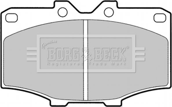 Borg & Beck BBP1278 - Jarrupala, levyjarru inparts.fi