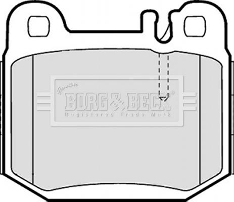 Borg & Beck BBP1799 - Jarrupala, levyjarru inparts.fi