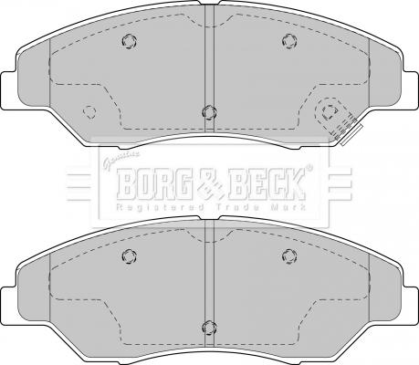 Borg & Beck BBP1795 - Jarrupala, levyjarru inparts.fi