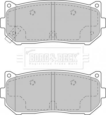 Borg & Beck BBP1793 - Jarrupala, levyjarru inparts.fi