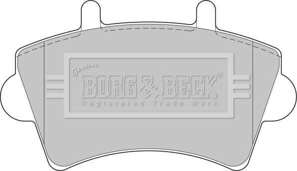 Borg & Beck BBP1746 - Jarrupala, levyjarru inparts.fi