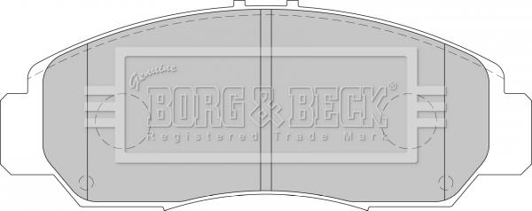 Borg & Beck BBP1741 - Jarrupala, levyjarru inparts.fi