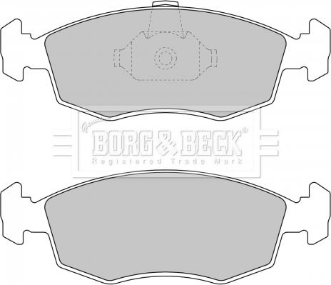 Borg & Beck BBP1748 - Jarrupala, levyjarru inparts.fi