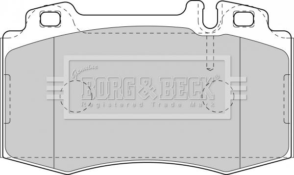 Borg & Beck BBP1756 - Jarrupala, levyjarru inparts.fi