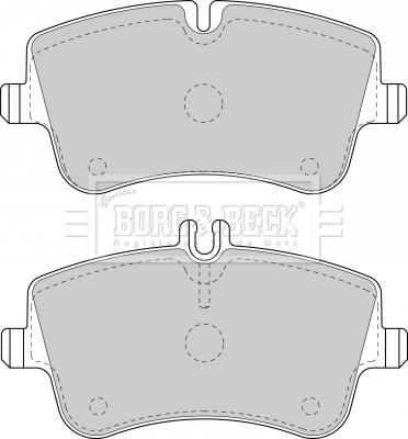 Borg & Beck BBP1751 - Jarrupala, levyjarru inparts.fi