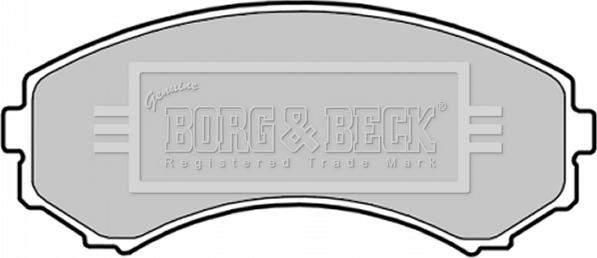 Borg & Beck BBP1757 - Jarrupala, levyjarru inparts.fi