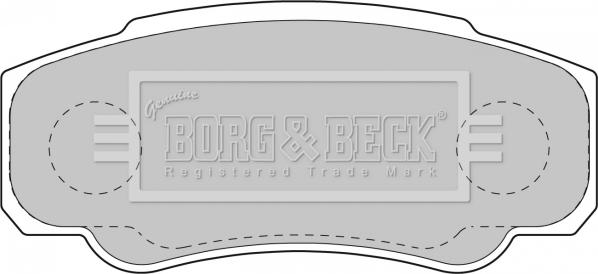 Borg & Beck BBP1763 - Jarrupala, levyjarru inparts.fi