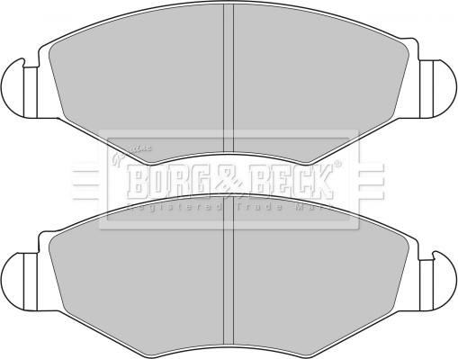 Borg & Beck BBP1762 - Jarrupala, levyjarru inparts.fi