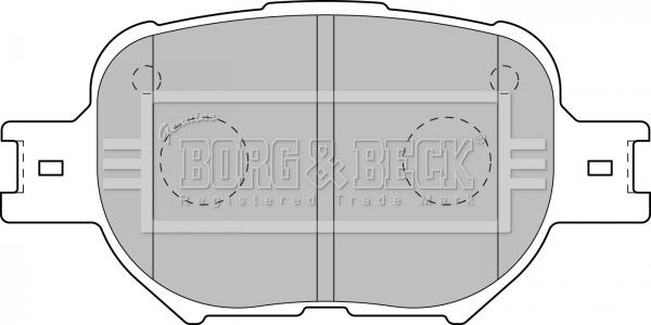 Borg & Beck BBP1767 - Jarrupala, levyjarru inparts.fi