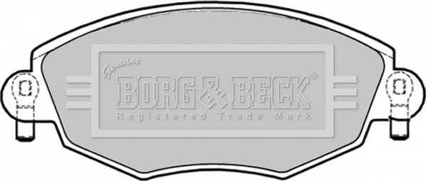 Borg & Beck BBP1706 - Jarrupala, levyjarru inparts.fi