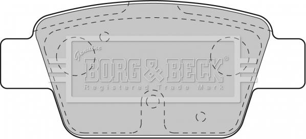 Borg & Beck BBP1718 - Jarrupala, levyjarru inparts.fi