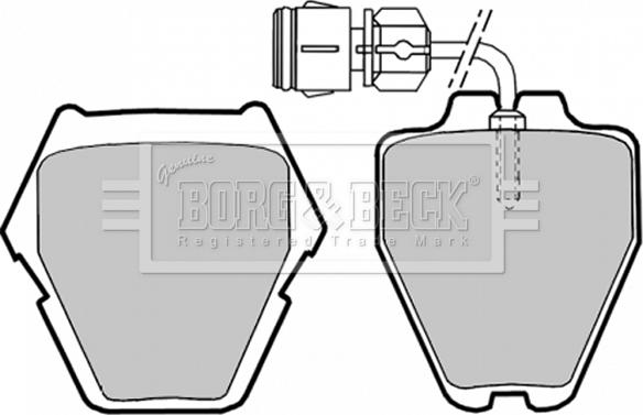 Borg & Beck BBP1780 - Jarrupala, levyjarru inparts.fi