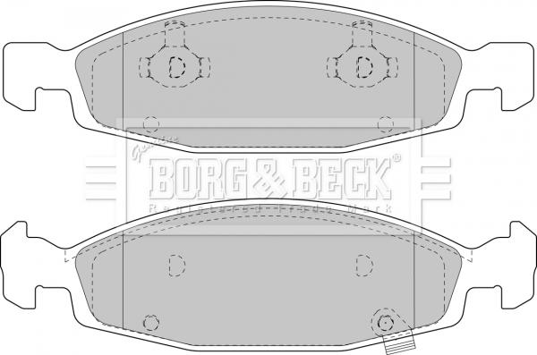 Borg & Beck BBP1781 - Jarrupala, levyjarru inparts.fi