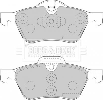 Borg & Beck BBP1726 - Jarrupala, levyjarru inparts.fi