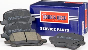 Borg & Beck BBP1771 - Jarrupala, levyjarru inparts.fi