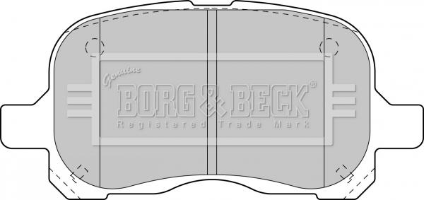 Borg & Beck BBP1771 - Jarrupala, levyjarru inparts.fi