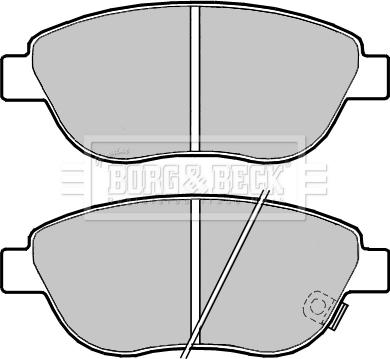 Borg & Beck BBP2404 - Jarrupala, levyjarru inparts.fi