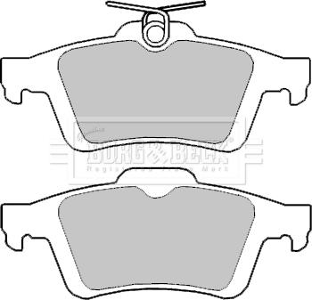 Borg & Beck BBP2403 - Jarrupala, levyjarru inparts.fi