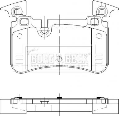 Borg & Beck BBP2482 - Jarrupala, levyjarru inparts.fi