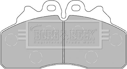 Borg & Beck BBP2435 - Jarrupala, levyjarru inparts.fi