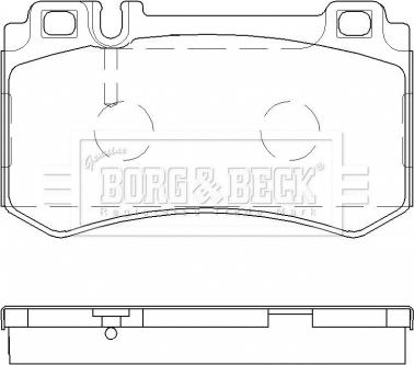 Borg & Beck BBP2478 - Jarrupala, levyjarru inparts.fi