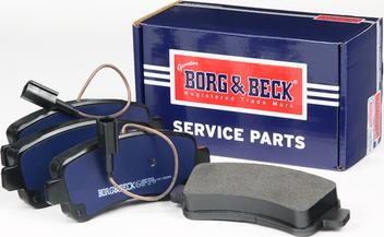 Borg & Beck BBP2560 - Jarrupala, levyjarru inparts.fi