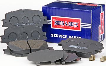 Borg & Beck BBP2504 - Jarrupala, levyjarru inparts.fi