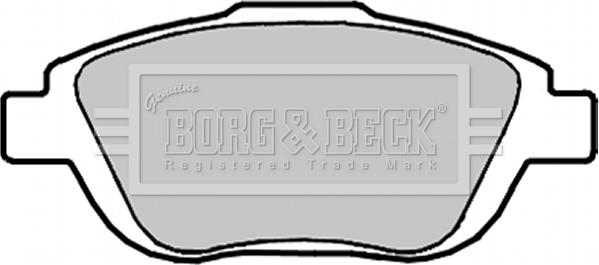 Borg & Beck BBP2096 - Jarrupala, levyjarru inparts.fi