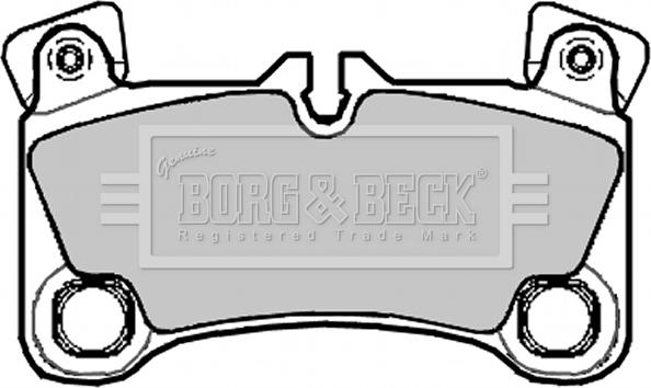 Borg & Beck BBP2092 - Jarrupala, levyjarru inparts.fi