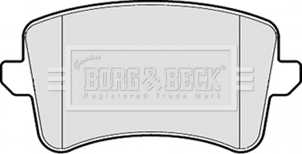 Borg & Beck BBP2055 - Jarrupala, levyjarru inparts.fi