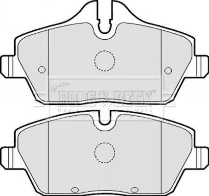 Borg & Beck BBP2051 - Jarrupala, levyjarru inparts.fi