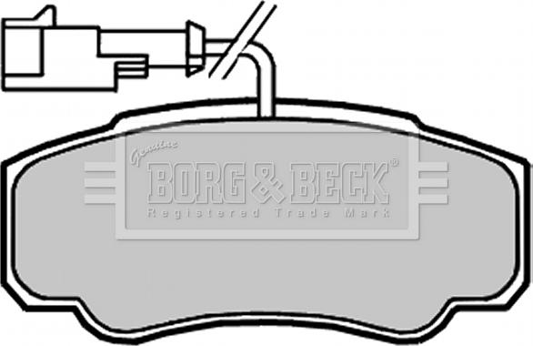 Borg & Beck BBP2068 - Jarrupala, levyjarru inparts.fi