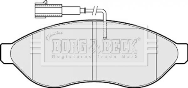 Borg & Beck BBP2001 - Jarrupala, levyjarru inparts.fi