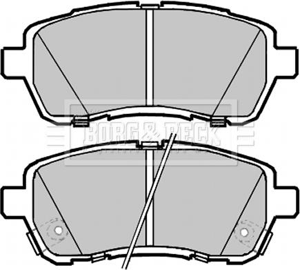 Borg & Beck BBP2085 - Jarrupala, levyjarru inparts.fi