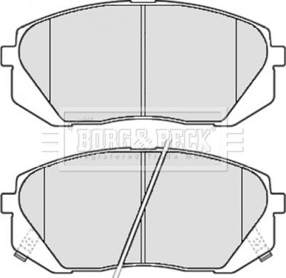 Borg & Beck BBP2081 - Jarrupala, levyjarru inparts.fi