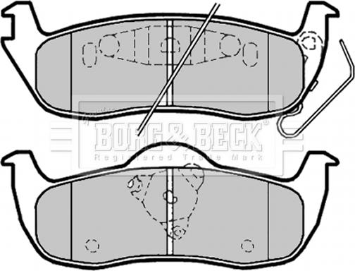 Borg & Beck BBP2039 - Jarrupala, levyjarru inparts.fi