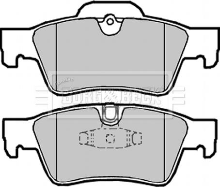 Borg & Beck BBP2031 - Jarrupala, levyjarru inparts.fi