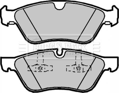 Borg & Beck BBP2033 - Jarrupala, levyjarru inparts.fi