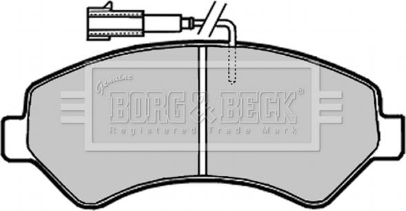 Borg & Beck BBP2020 - Jarrupala, levyjarru inparts.fi