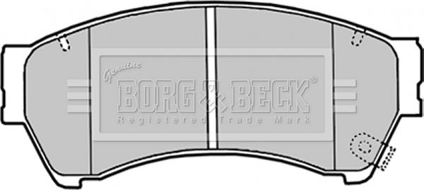 Borg & Beck BBP2027 - Jarrupala, levyjarru inparts.fi