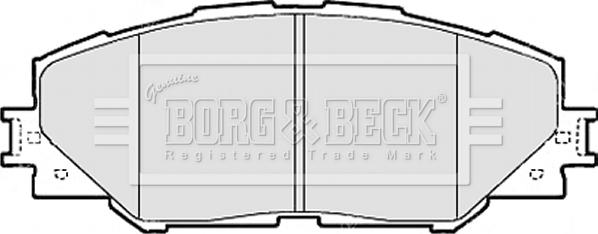 Borg & Beck BBP2079 - Jarrupala, levyjarru inparts.fi