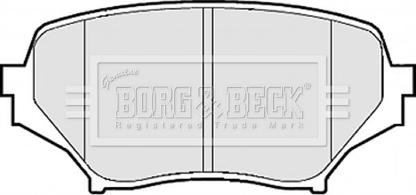 Borg & Beck BBP2075 - Jarrupala, levyjarru inparts.fi