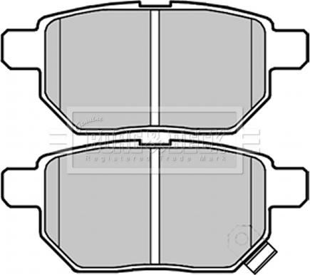 Borg & Beck BBP2070 - Jarrupala, levyjarru inparts.fi