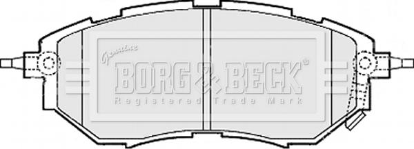 Borg & Beck BBP2077 - Jarrupala, levyjarru inparts.fi