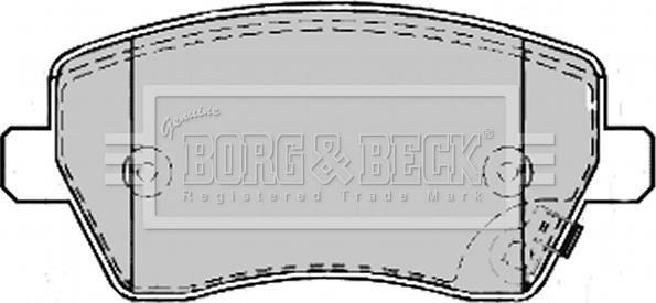 Borg & Beck BBP2169 - Jarrupala, levyjarru inparts.fi