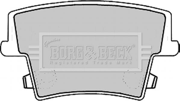 Borg & Beck BBP2168 - Jarrupala, levyjarru inparts.fi